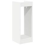 vidaXL Support de Plante Blanc 30 x 30 x 80 cm Bois d'ingénierie