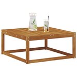 vidaXL Table de jardin Naturel 79 x 79 x 37 cm