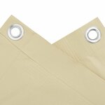 vidaXL Écran d'intimité de balcon crème 1000x75 cm PVC