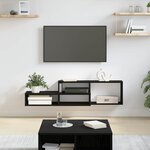 vidaXL SupportmuralpourTV 120x25x28 5cm Bois d'ingénierie
