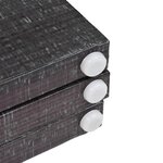 vidaXL Cloison de séparation pliable 200 x 170 cm Plumes Noir et blanc