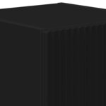 vidaXL Meuble TV mural Noir 30 x 31 x 40 cm Bois d'ingénierie