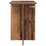 vidaXL Table d'appoint Bois ancien 35 x 40 x 55 cm Bois d'ingénierie