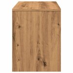 vidaXL Tabouret de toilette chêne artisanal 70x35x45cm bois ingénierie