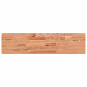 vidaXL Étagère murale 80x20x4 cm bois massif de hêtre