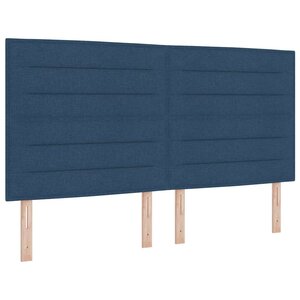 vidaXL Tête de lit Bleu 180 cm tissu
