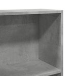 vidaXL Bibliothèque gris béton 60x24x109 cm bois d'ingénierie
