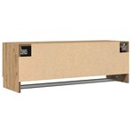 vidaXL Garde-robe chêne artisanal 100x32 5x35 cm bois d'ingénierie