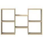 vidaXL Étagère murale chêne sonoma 96x18x60 cm bois d'ingénierie