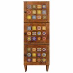 vidaXL Haut Armoire Noyer 40 x 33 x 110 cm Bois de mangue massif