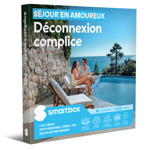 SMARTBOX - Coffret Cadeau Séjour en amoureux - Déconnexion complice -  Séjour