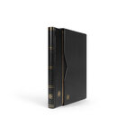 Classeur Premium cuir 32 pages avec étui de protection. Couleur - Noir