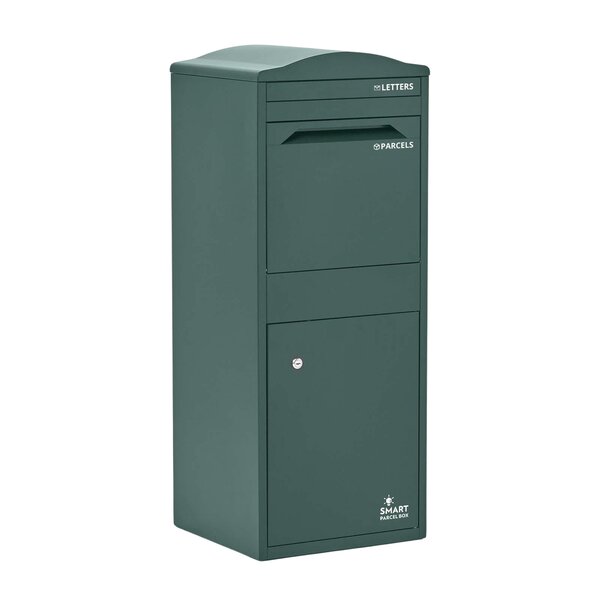 Boîte à colis incurvée 1 porte Large Vert foncé Acier galvanisé SMART PARCEL BOX™
