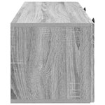 vidaXL Meuble TV mural Sonoma gris 78 5 x 31 x 30 cm Bois d'ingénierie