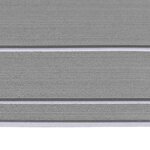 vidaXL Tapis de bateau Rayé Gris clair et blanc 240 x 60 cm EVA