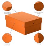 Purebox Pastel A5 100mm - Orange - X 5 - Falken