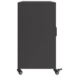 vidaXL Buffet noir 100 5x39x72 cm acier