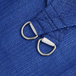 vidaXL Voile d'ombrage 160 g/m² rectangulaire bleu 3 5x5 m PEHD