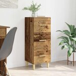 vidaXL Buffet Bois ancien 34 5 x 34 x 90 cm Bois d'ingénierie
