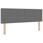 vidaXL Lit à ressorts avec matelas Gris Clair 140x200 cm Tissu en velours côtelé