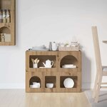 vidaXL Buffet Chêne artisanal 80 5 x 35 x 59 cm Bois d'ingénierie