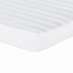 vidaXL Lit de jour avec gigogne et matelas taupe 100x200 cm tissu