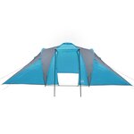 vidaXL Tente familiale à dôme 6 personnes bleu imperméable