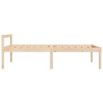 vidaXL Lit pour personne âgée 100x200 cm bois massif de pin