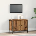 vidaXL Meuble TV en Bois Ancien Bois ancien Bois 60 x 35 x 45 cm Durable