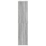 vidaXL Meuble à Chaussures Gris Sonoma 80x39x180 cm Bois d'ingénierie