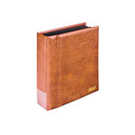Reliure Regular Multi-Collect Lindner. Couleur - Brun