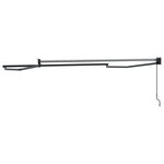 vidaXL Cadre de store rétractable manuel Anthracite 3 x 2 m Aluminium