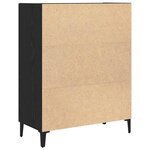 vidaXL Buffet chêne noir 69 5x34x90 cm bois d'ingénierie
