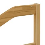 vidaXL Ensemble de canapés d'extérieur 4 pc Blanc Bois d'Acacia Massif