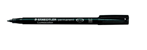 Marqueur permanent 'Lumocolor 317M' Pointe 1 mm Noir STAEDTLER