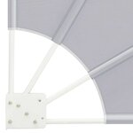vidaXL Écran de confidentialité pour balcon Gris 115 x 115 cm tissu
