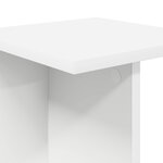 vidaXL Support de Plante Blanc 25 x 25 5 x 40 5 cm Bois d'ingénierie