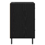 vidaXL Cabinet de chevet Chêne noir 40 x 40 x 66 cm Bois d'ingénierie