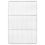 vidaXL Grille de barbecue Argent 60 x 40 cm Acier inoxydable