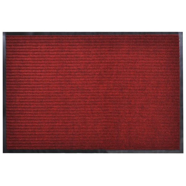 vidaXL Tapis d'entrée rouge 120 x 180 cm PVC