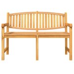 vidaXL Ensemble à manger de jardin 3 Pièces Bois de teck massif