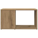 vidaXL Meuble TV chêne artisanal 60x24x32 cm bois d'ingénierie