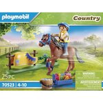 Playmobil - 70523 - cavalier avec poney brun