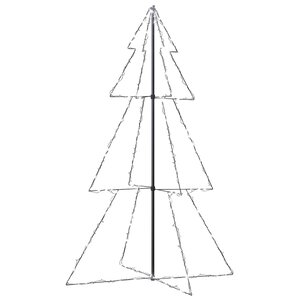 vidaXL Arbre de Noël cône 240 LED d'intérieur/d'extérieur 118x180 cm