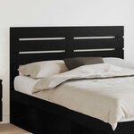 vidaXL Tête de lit Chêne noir 150 cm Bois d'ingénierie
