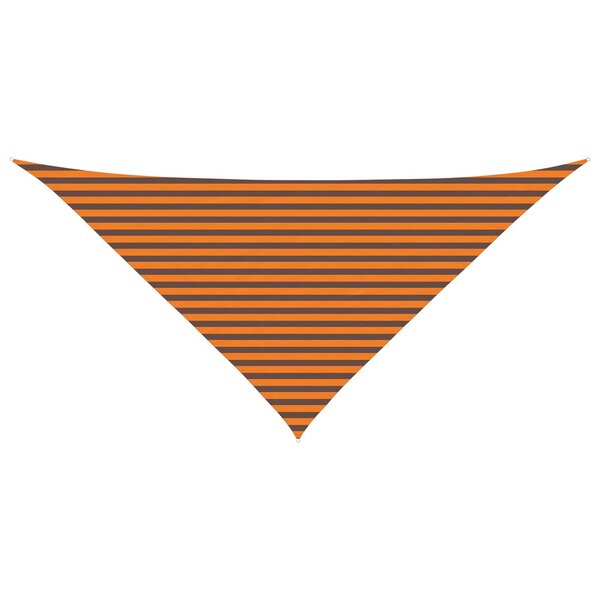 vidaXL Voile d'ombre Orange et marron 4 x 4 x 5 8 m