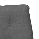 vidaXL Fauteuil relaxant Gris foncé 69 x 74 x 93 cm tissu