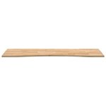 vidaXL Dessus de bureau non traité bois massif de chêne rectangulaire