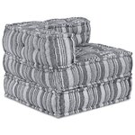 vidaXL Coussin 4 Pièces Gris clair 70 x 70 x 54 cm Polyester
