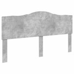 vidaXL Tête de lit Gris béton 180 cm Bois d'ingénierie